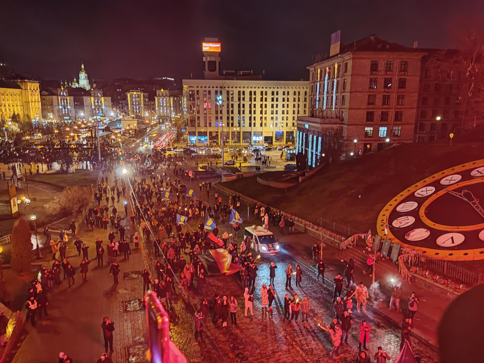 Марш в Киеве. Фото: Mitte27